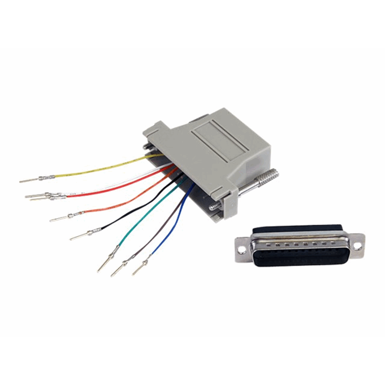 DB25 to RJ45 Modular Adapter - M/F