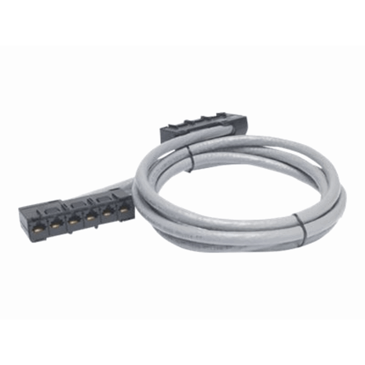 Data Distribution Cable CAT5e UTP CMR Gray 6xRJ-45 Jack to 6xRJ-45 Jack 23ft (7.0m)