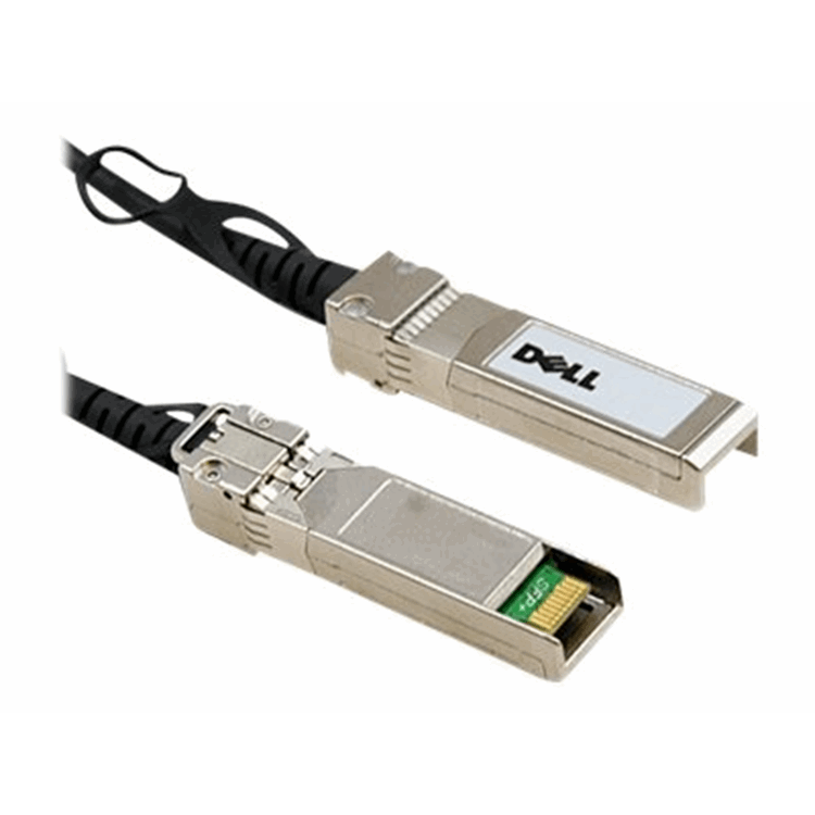 Dell Networking  Cable  SFP+ to SFP+  10GbE  Copper Twinax Direct Attach Cable1 Meter CusKit