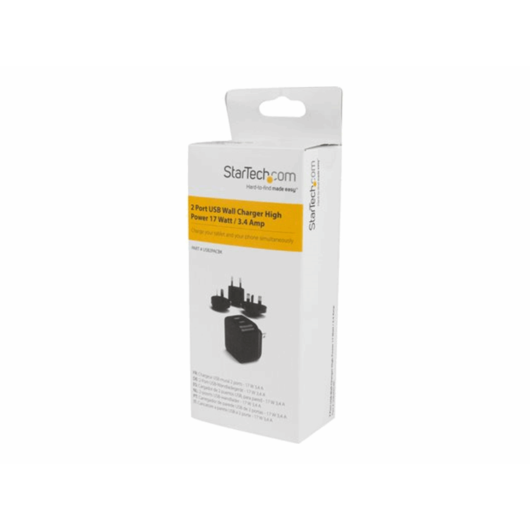 Dual Port USB Wall Charger 17W 3.4A