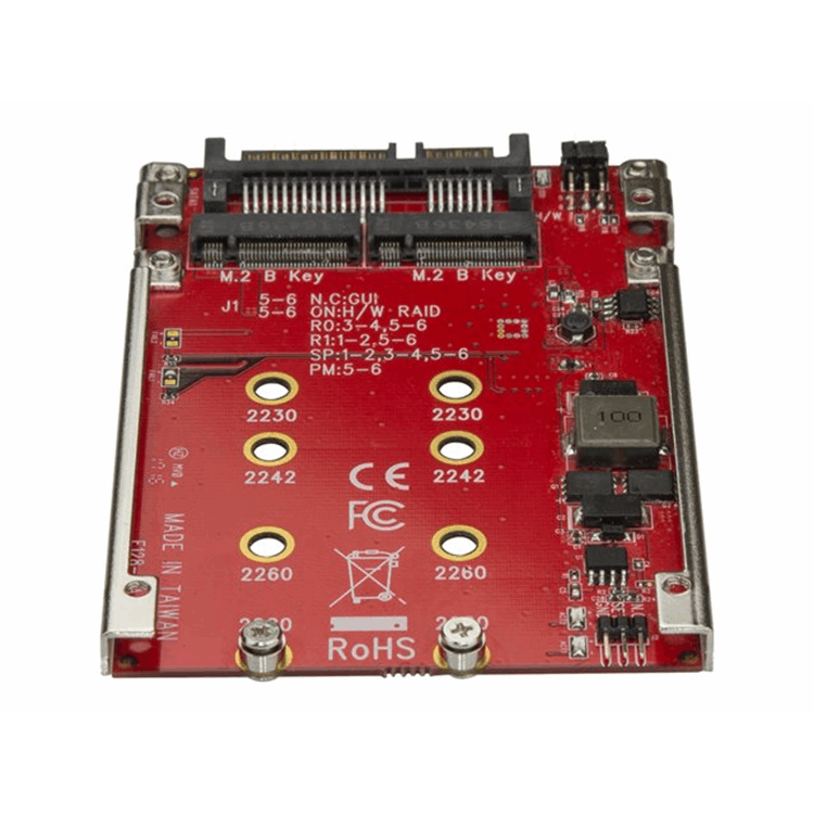Dual-Slot M.2 to SATA Adapter - RAID