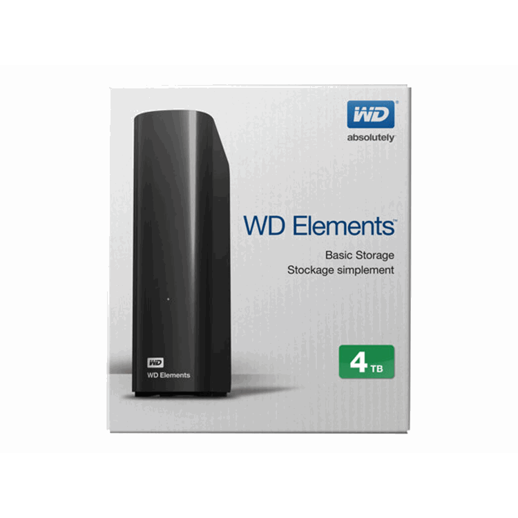 Elements Black 4TB EU-Plug USB3/2 3.5IN