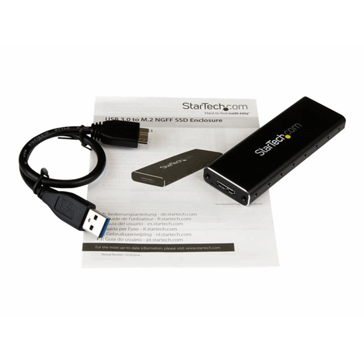 External USB 3.0 SATA M.2 SSD Enclosure
