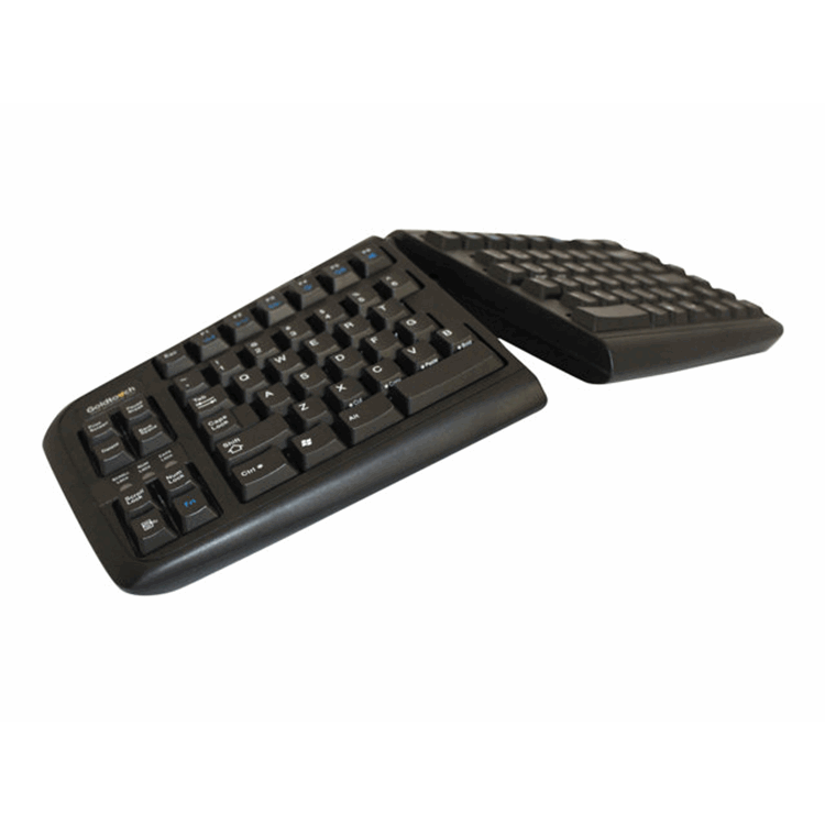 Goldtouch Adj Keyboard Black USB/PS2/ FR