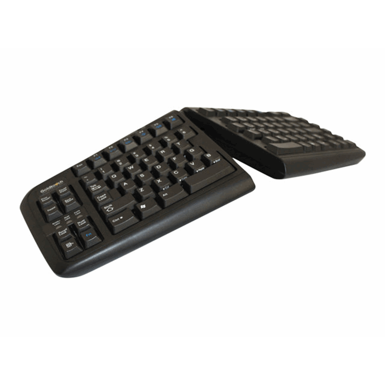 Goldtouch Adj Keyboard Black USB/PS2/ FR