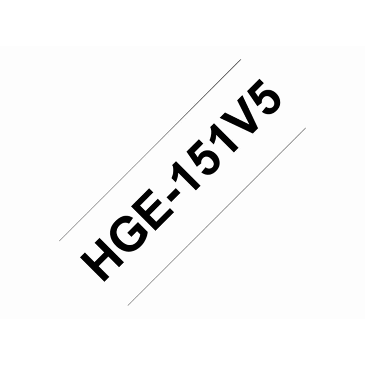 HGE-151V5 24mm Black/Clear (5 Pack) High