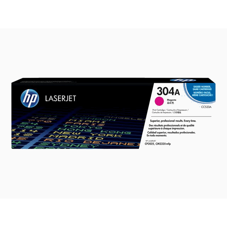 HP COLOR LASERJET CC533A PRINT CARTRIDGE MAGENTA TBV CM2320