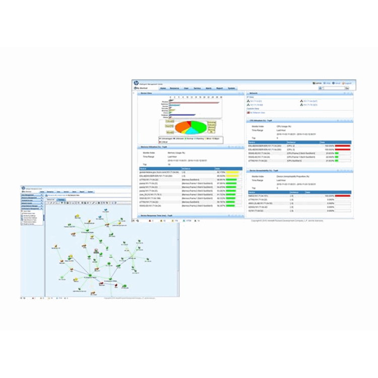 HP IMC Ent SW Plat w/ 50 Nodes E-LTU