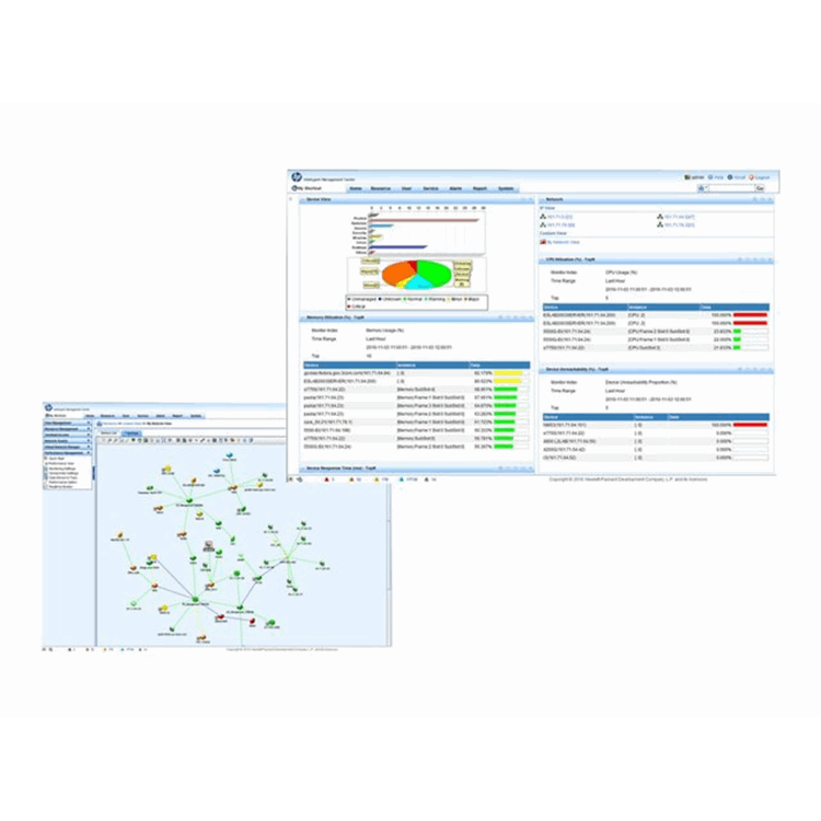 HP IMC Std SW Plat w/ 50 Nodes E-LTU