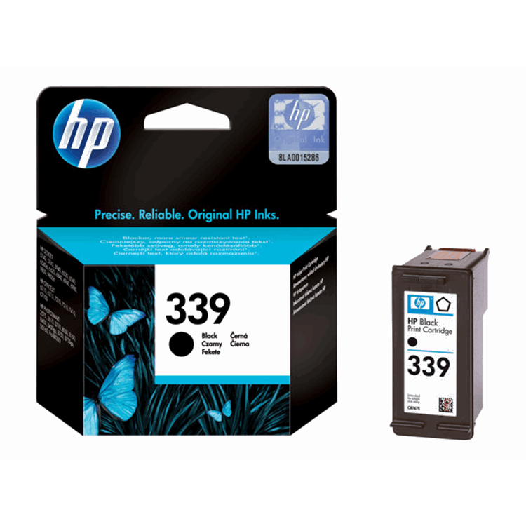 HP Ink Cart N339/black 800sh FIJ