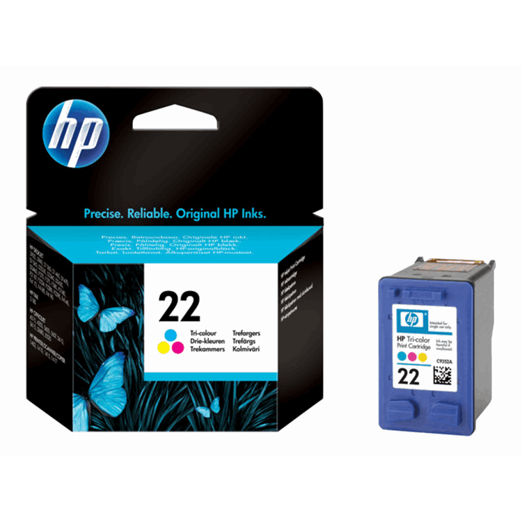 HP Ink cartridge no.22 color 5ml for C9352A