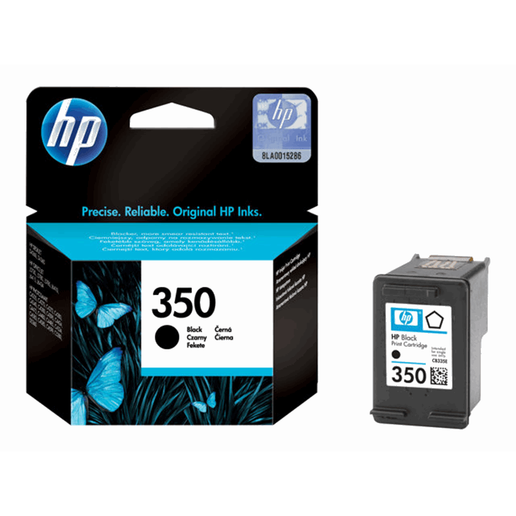 HP Ink cartridge no.350 black 4.5ml with Vivera Ink for D4360/J6410/C4280/C4480/C4580/D5360