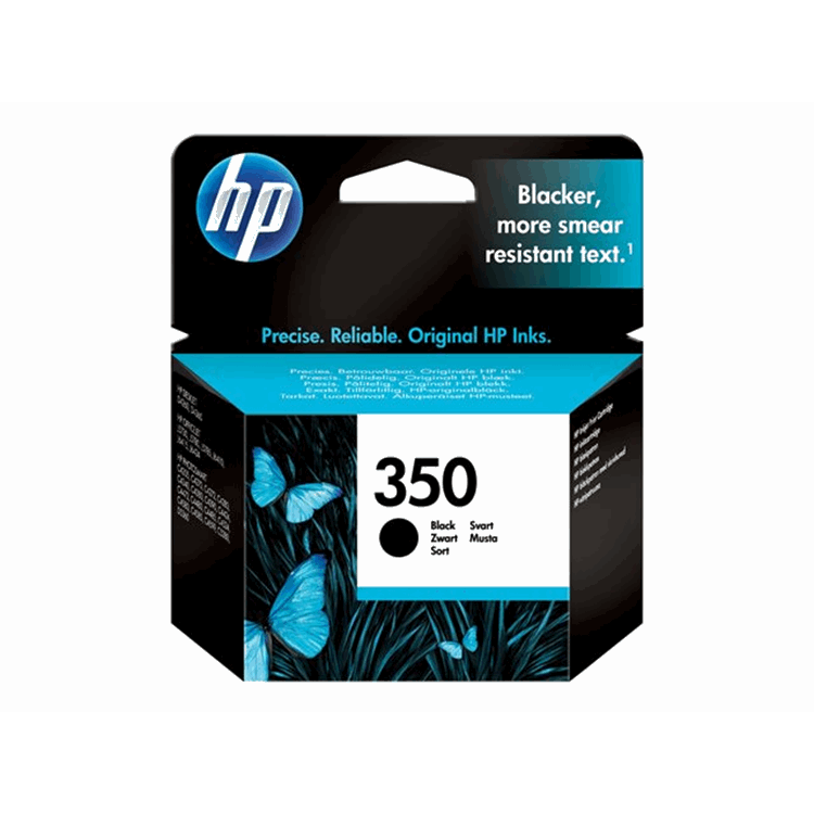 HP Ink cartridge no.350 black 4.5ml with Vivera Ink for D4360/J6410/C4280/C4480/C4580/D5360