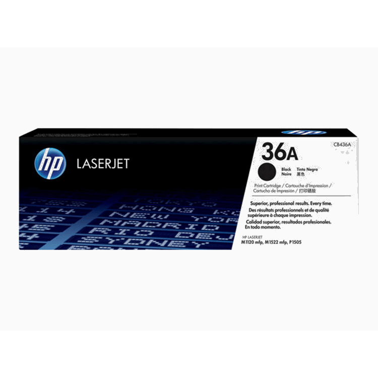 HP LASERJET CB436A BLACK PRINT CARTRIDGE (2K) FOR LJ P1505