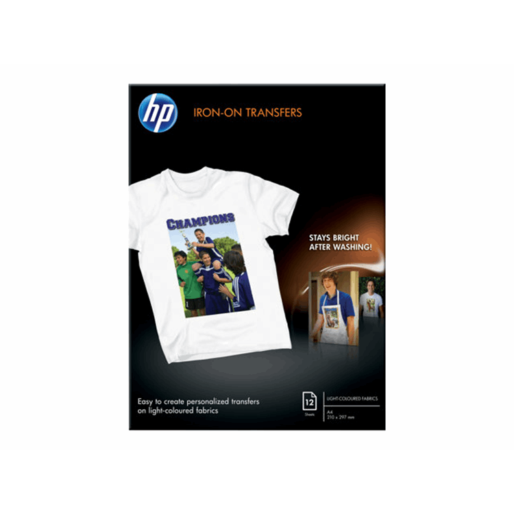 HP TRANSFER IRON ON T-SHIRT A4 10CT