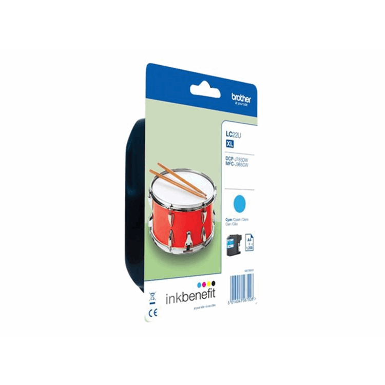 LC-22UCBK Blister Cyaan Ink (2400 pages) LC-22UCBK Blister Cyaan Ink (2400 pages)