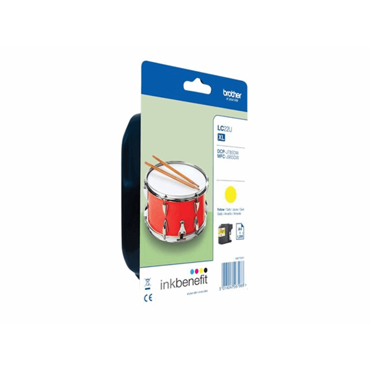 LC-22UYBK Blister Yellow Ink 2400 pages LC-22UYBK Blister Yellow Ink 2400 pages
