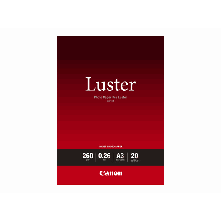 LU-101 A3 20 sheets Luster Paper