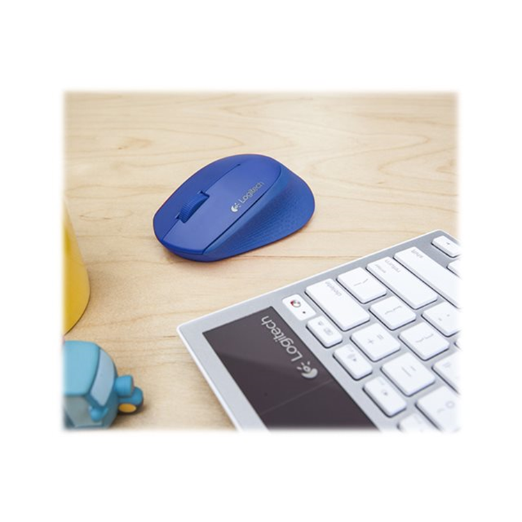 Logitech Wireless Mouse M320 - BLUE - 2.4GHZ - EWR2