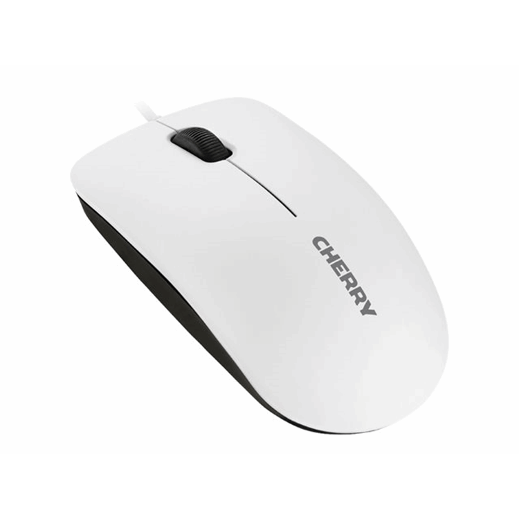 MC 1000 corded mouse grey USB. 3 buttons/scroll wheel/symmetrical design/high resolution optical sen