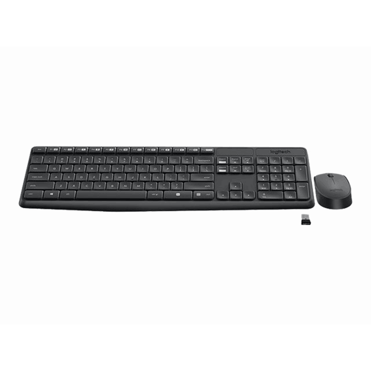 MK235 Wireless Keyboard and Mouse Combo-GREY-CH-2.4GHZ-CENTRAL-(GREY KEYS GREY BTM)