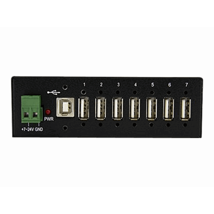 MOUNTABLE RUGGED INDUSTRIAL 7 PORT USB