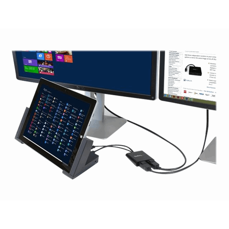 MST hub - DisplayPort to 2x DisplayPort