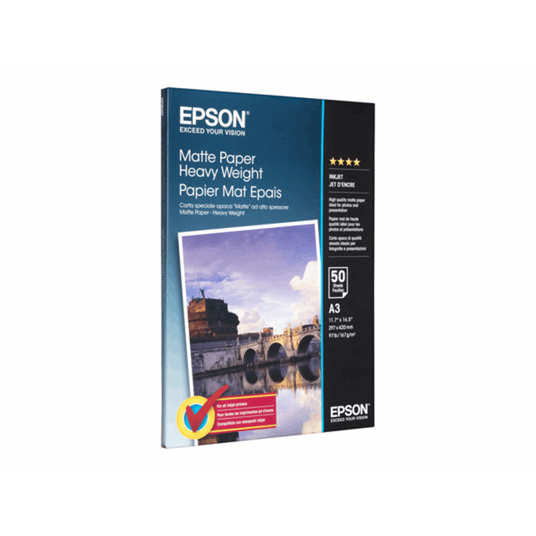 Matte Paper Heavy Weight, DIN A3, 167g/m