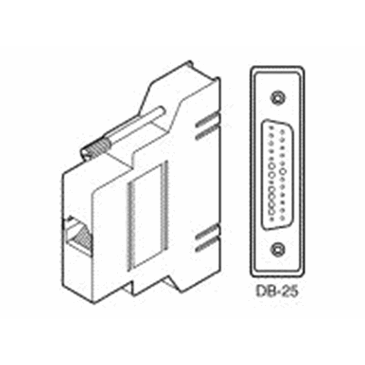 Modem Connector/Male DB-25