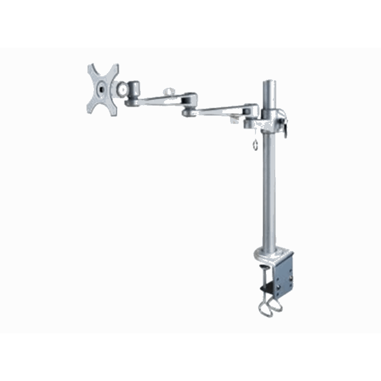 NEWSTAR LCD MONITOR ARM (BUREAUKLEM) -LENGTE 500MM ZILVER 10-26 INCH