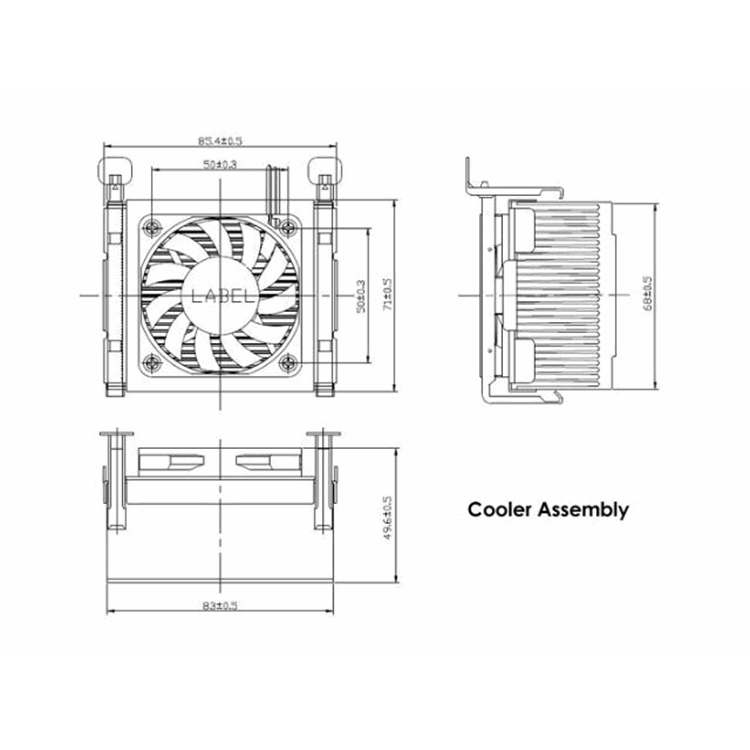 PENTIUM 4 HEATSINK + FAN SOCKET 4