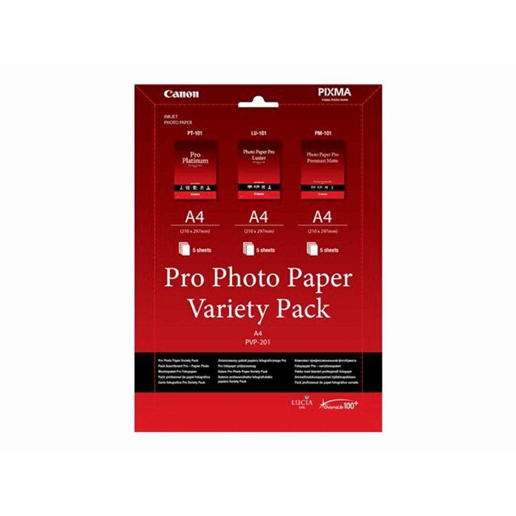 Photo Paper Variety Pack PVP-201 PRO A4