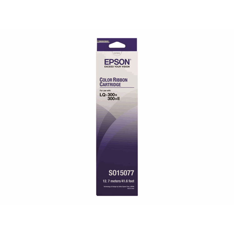 RIBBON EPSON S015077 BLACK