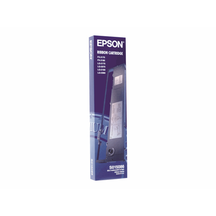 RIBBON EPSON S015086 BLACK