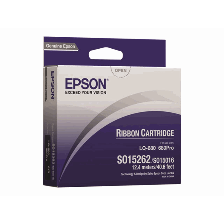 RIBBON EPSON S015262 LQ-670 BL