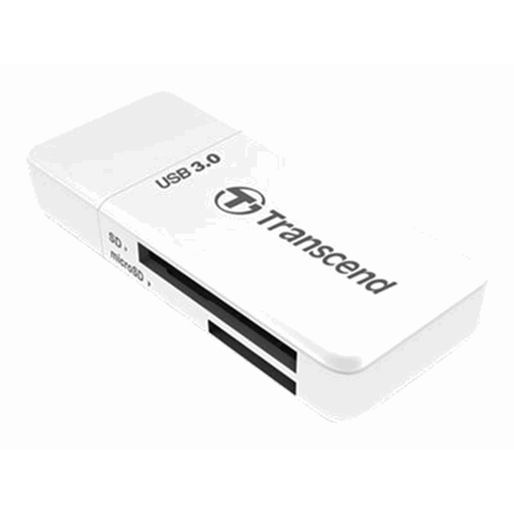 SD/Micro SD Card reader USB 3.0 White