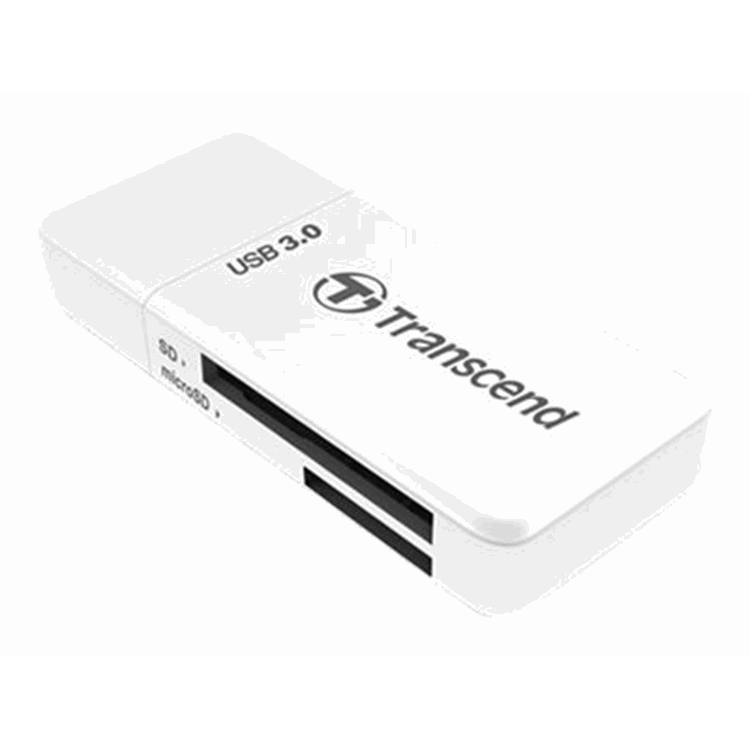 SD/Micro SD Card reader USB 3.0 White