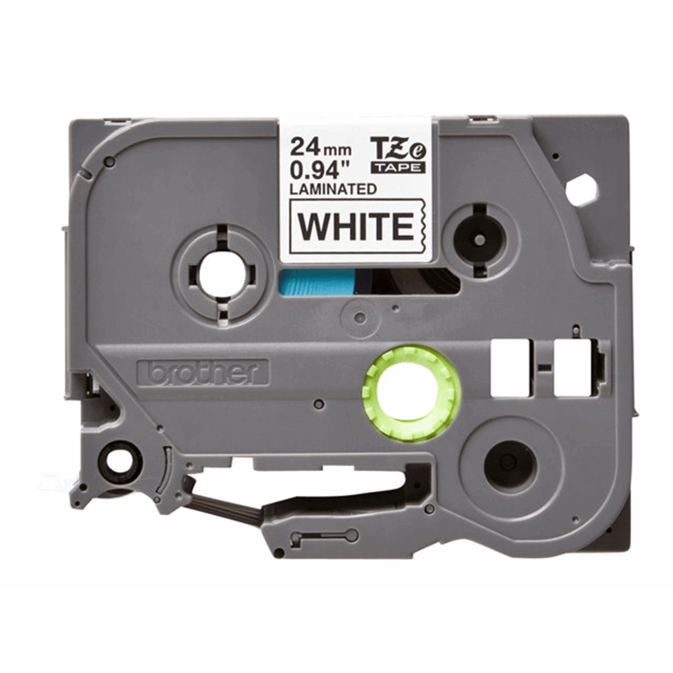 TZe251 24mm x 8m Standard laminated Blac