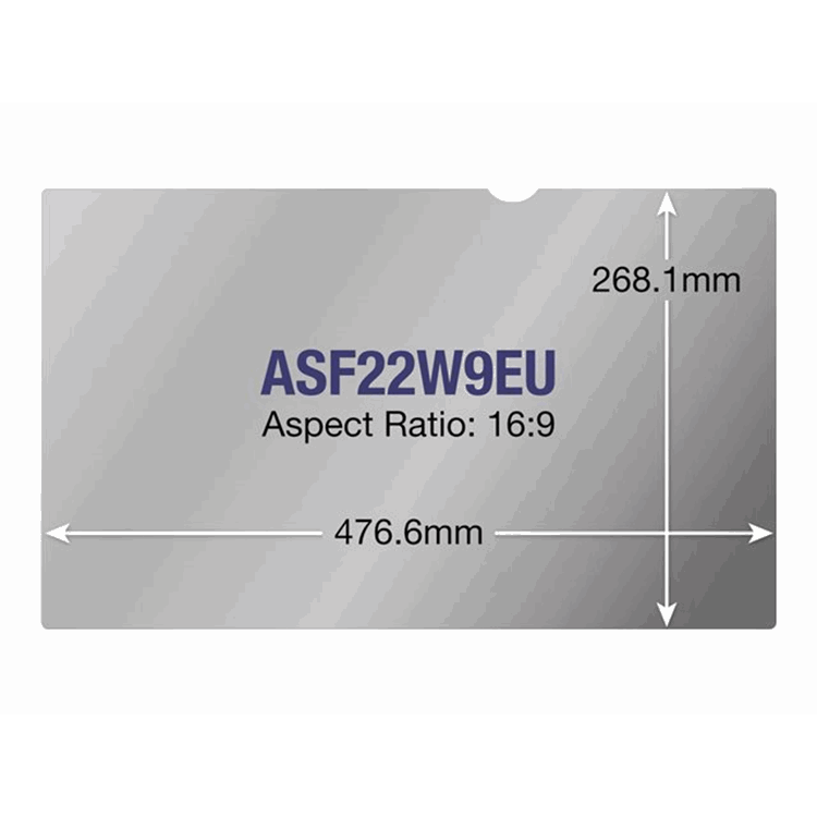 Targus Privacy Screen 22i Widescreen. 22Wi. Clear. Plastic.  16:09 Aspect Ratio