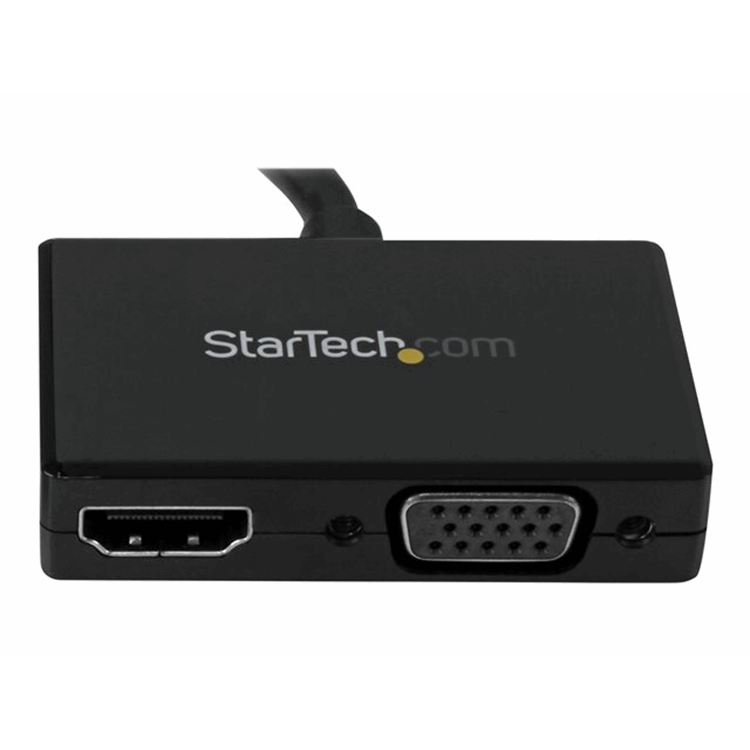 Travel A/V adapter: DP to VGA / HDMI