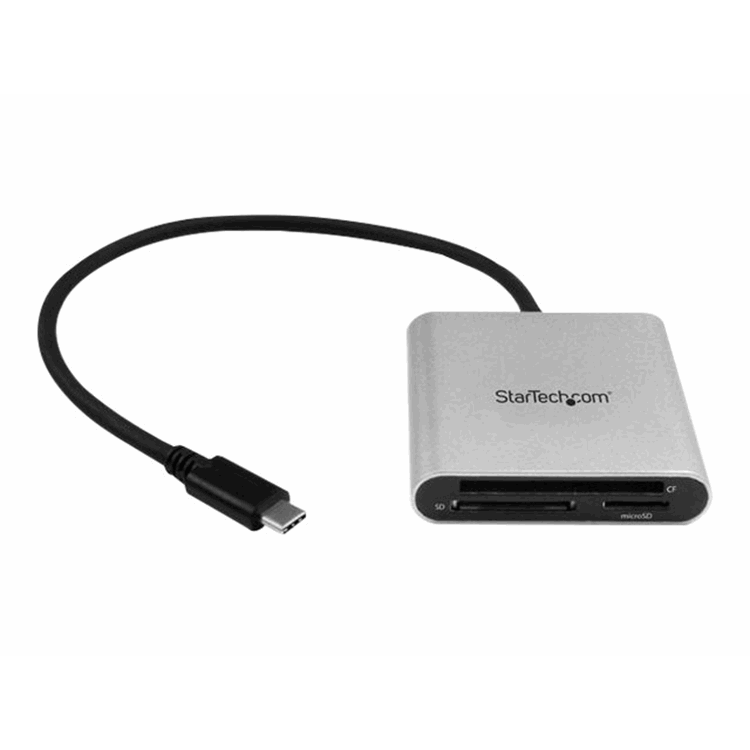 USB 3.0 FLASH MULTI-CARD READER - USB-C