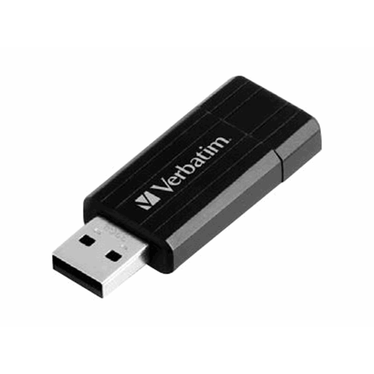 USB Memory/16GB Pinstripe Black