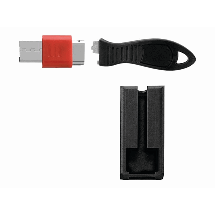 USB Port Lock with Cable Guard - Square