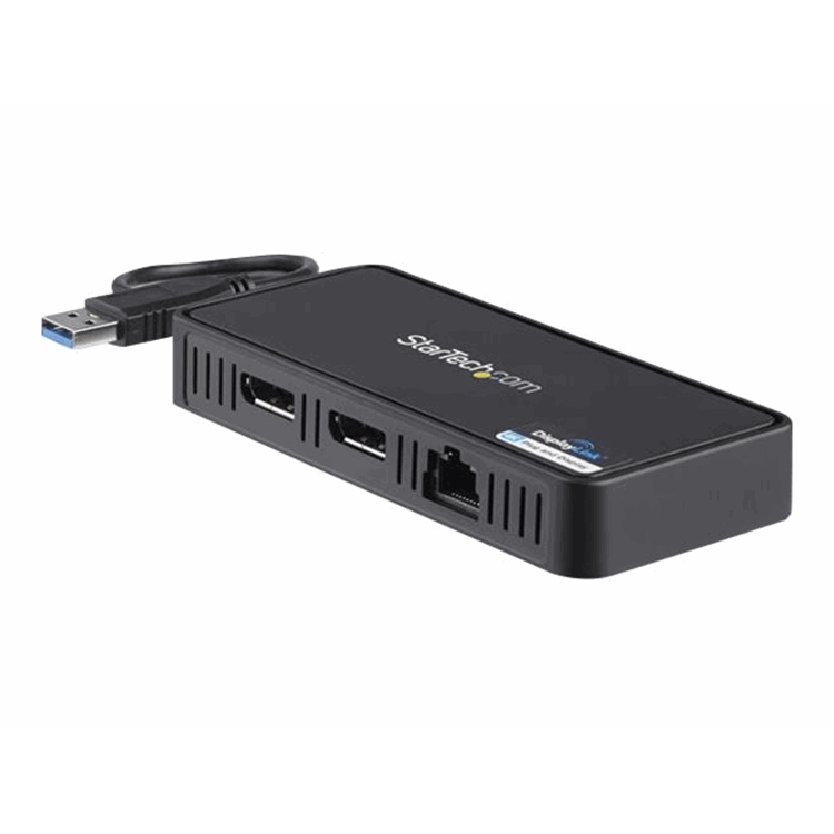 USB to Dual DisplayPort Mini Dock - 4K