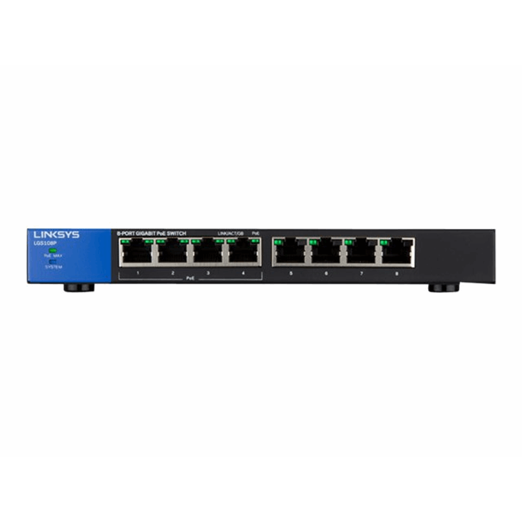 Unmanaged Switches PoE 8-port