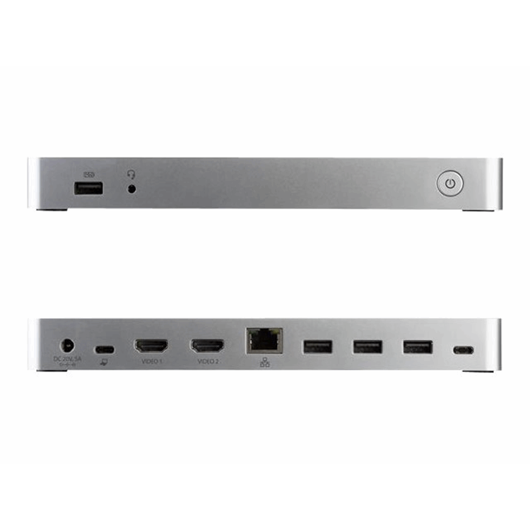 Windows Dual Monitor USB C Dock - 60W PD