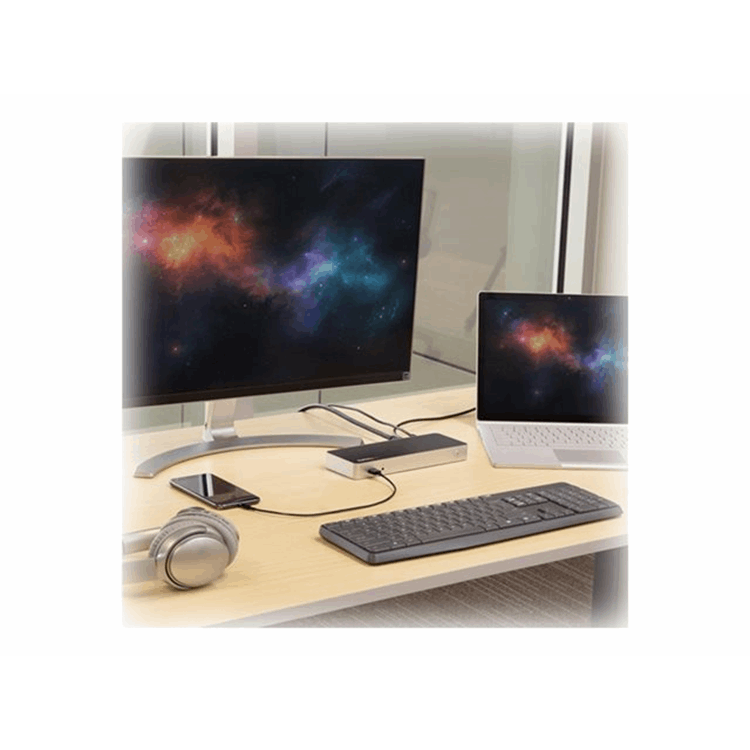 Windows Dual Monitor USB C Dock - 60W PD