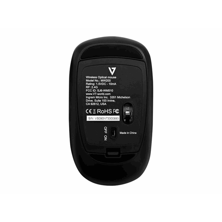 Wireless Optical 4 Button Mouse