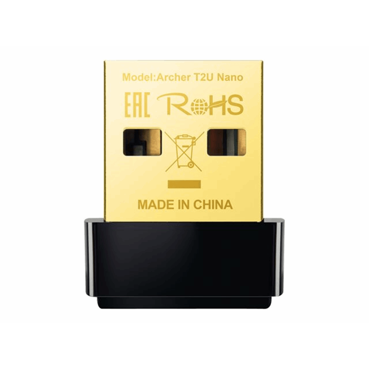 AC600 Nano Wi-Fi USB Adapter 433Mbps at5GHz + 200Mbps at 2.4GHz  USB 2.0