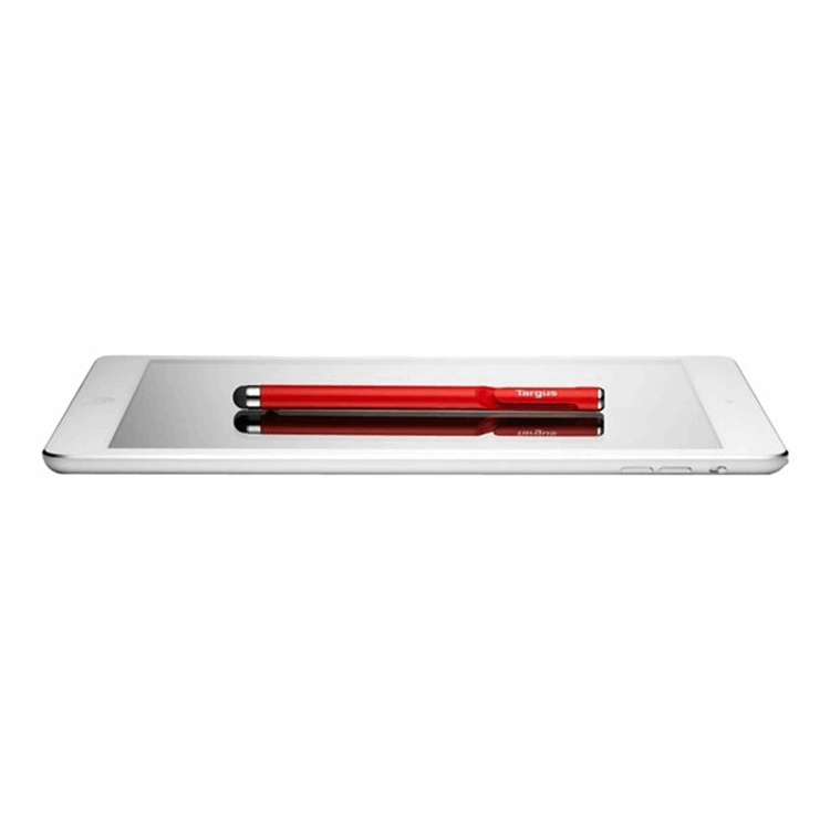 Antimicrobial Stylus Embedded Clip Red